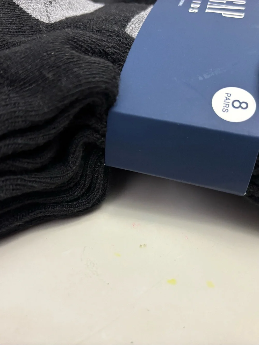 New! 8 pairs GAP boys cotton quarters socks size 7-10